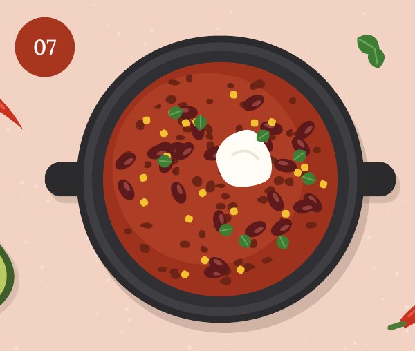 Illustration du chili con carne